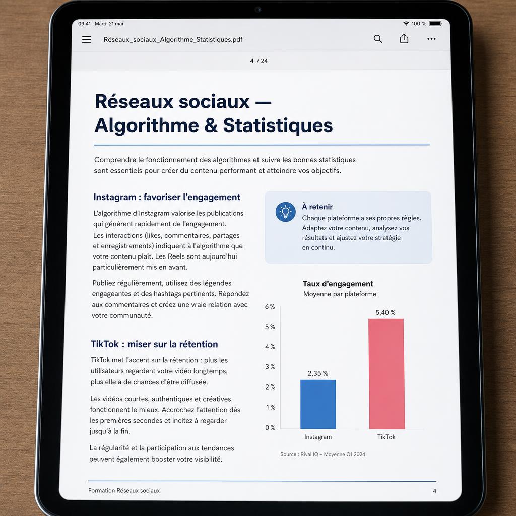 Réseaux sociaux — algorithme & statistiques