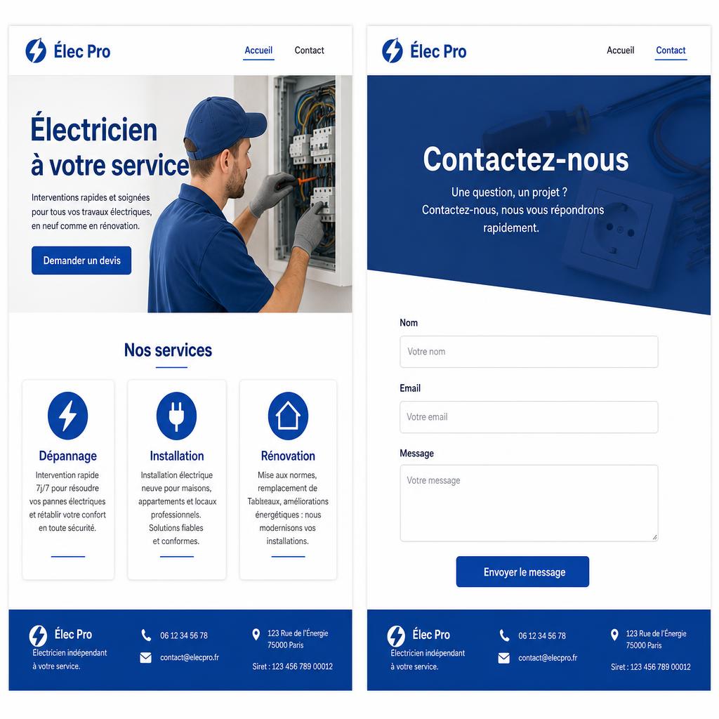 Élec Pro — artisan électricien